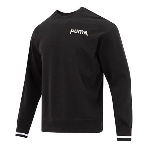 PUMA Team Crew Tr Logo Sweater 'Black' 620614-01