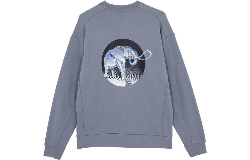 PUMA x SORAYAMA Elephant Sweatshirt 'Grey' 622907-92 - Image 2