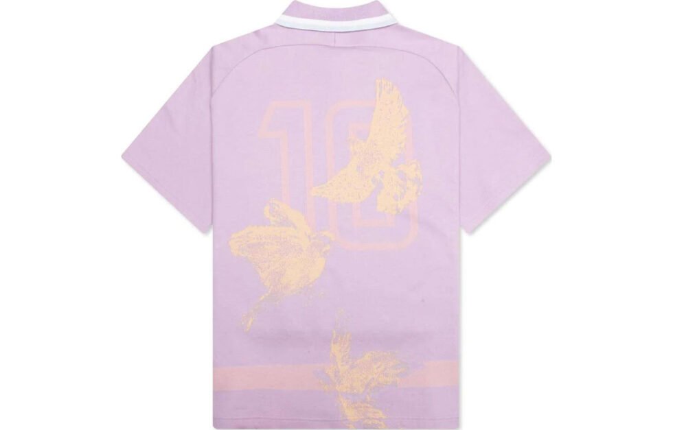 PUMA x KidSuper Knitted Polo Shirt 'Vivid Violet' 62407835 - Image 2