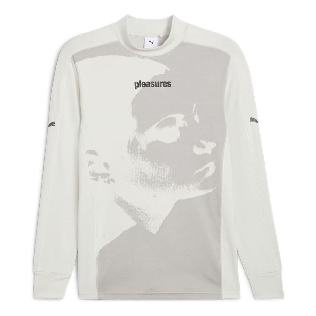 PUMA x PLEASURES Base Long Sleeve T-shirt 'Warm White' 624097-65
