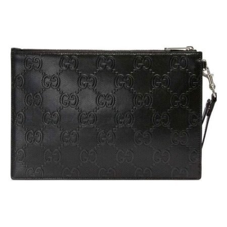 Gucci GG Embossed Pouch 'Black' 625569-1W3AN-1000
