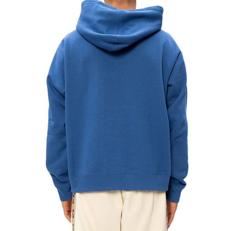 Gucci Original Printing Logo hooded Long Sleeves Blue 626989-XJCOR-4370 - Image 3