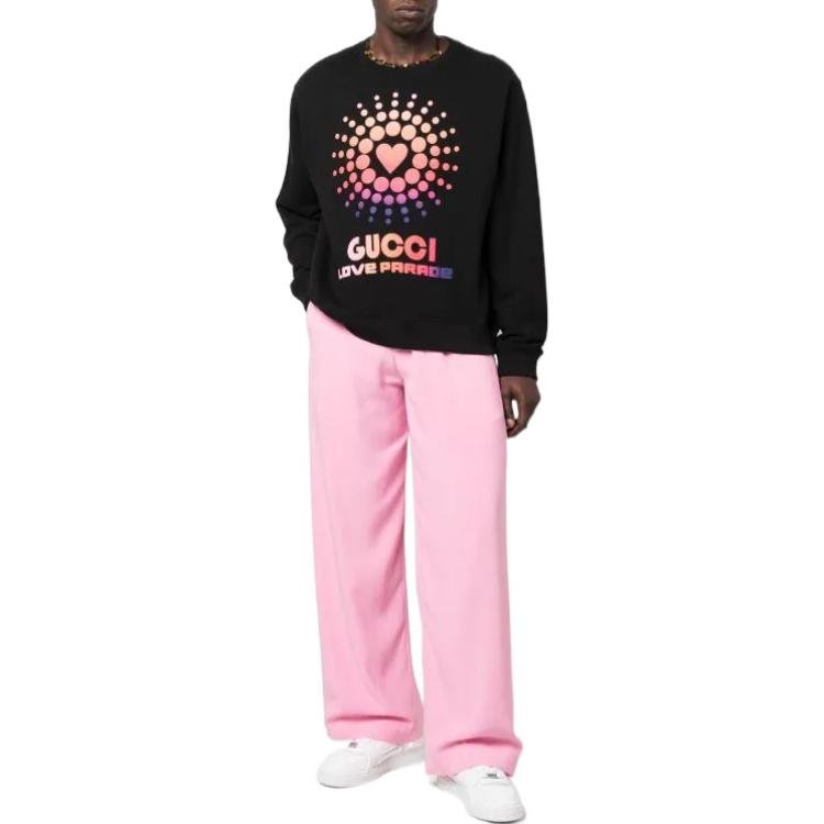 Gucci Love Parade Crew Sweatshirt 'Black' 626990-XJEIM-1082 - Image 2