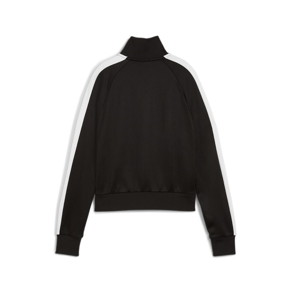 (WMNS) PUMA Iconic T7 Track Jacket 'Black White' 627994-01 - Image 2