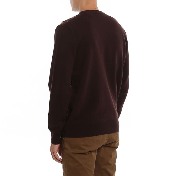 Men's Gucci SS21 GG Jacquard Alphabet Pattern Knitwear Colorblock 630396-XKBFB-2100 - Image 3