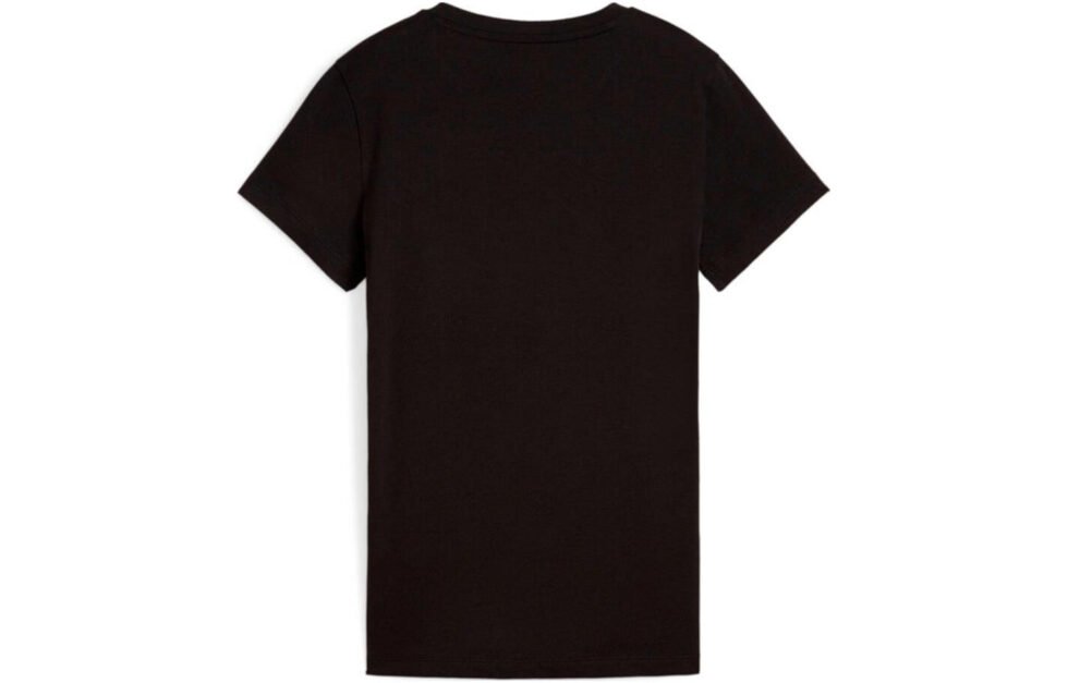 (WMNS) PUMA Camouflage Logo T-shirt 'Black' 630856-01 - Image 2