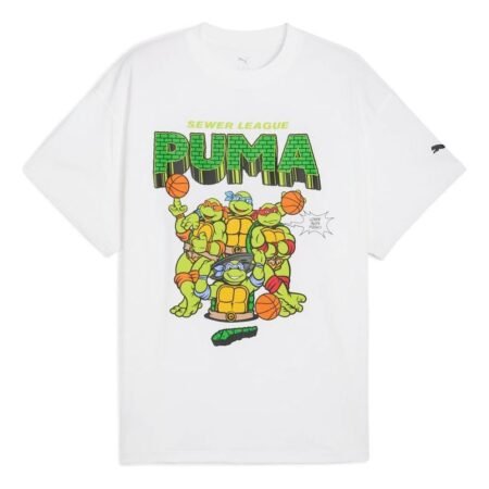 PUMA x TMNT Basketball T-shirt 'White' 630929-01