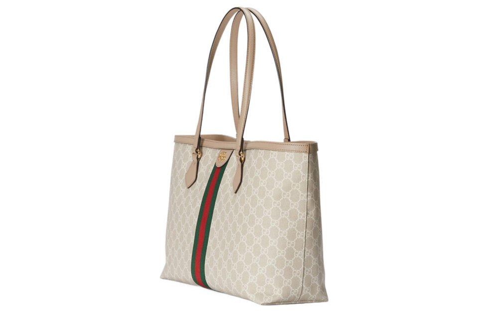 (WMNS) Gucci Ophidia Medium GG Tote 'Beige White' 631685-UULAG-9682 - Image 3