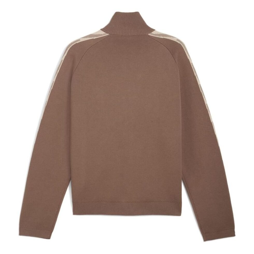 PUMA x REPRESENT T7 Logo Cardigan 'Brown' 632543-96 - Image 2