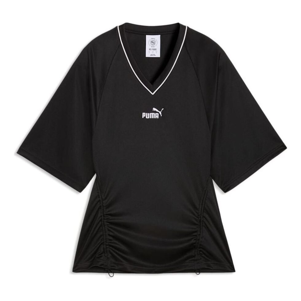 (WMNS) PUMA Future.Puma.Archive Slim Soccer Jersey 'PUMA Black' 634624-01