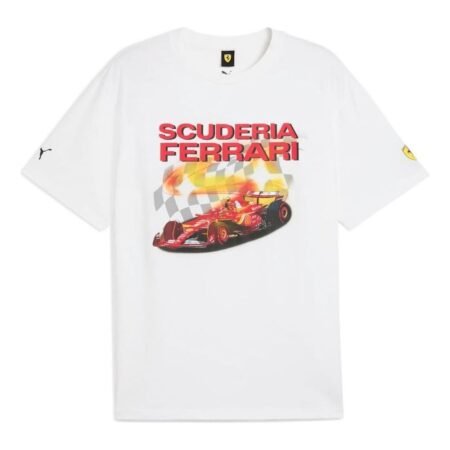 PUMA x Scuderia Ferrari Las Vegas Motorsport T-Shirt 'PUMA White' 635995-04