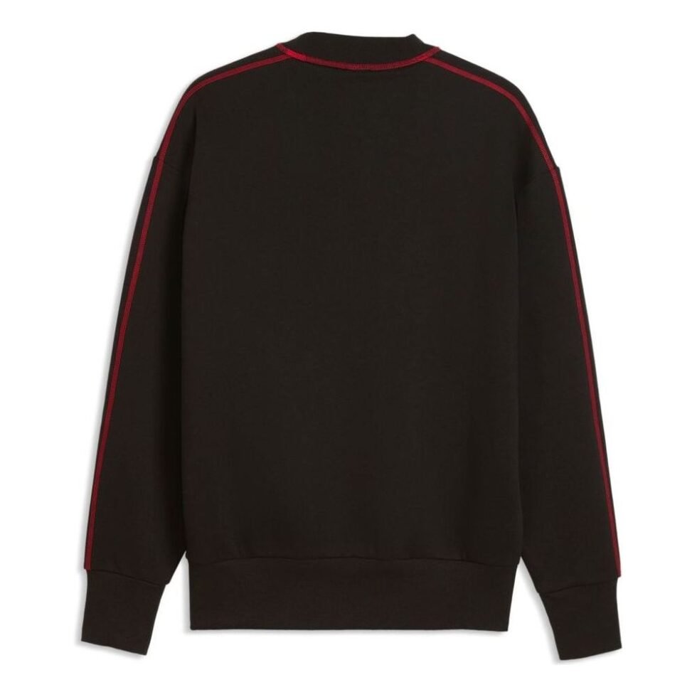 PUMA x Scuderia Ferrari T7 Premium Crew Sweatshirt 'PUMA Black' 636517-01 - Image 2