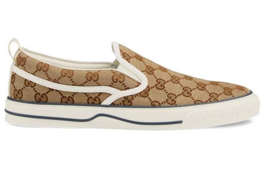 Gucci Tennis 1977 Slip-On 'Beige Ebony' 643489-2HK30-9761 - Image 2