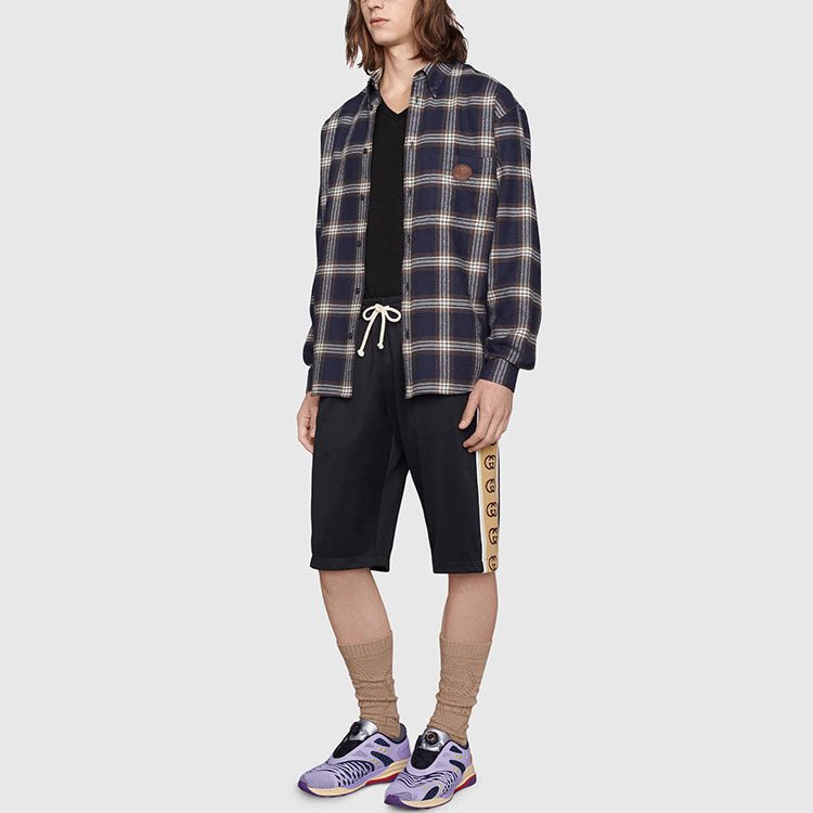 Gucci SS21 Linen V-neck tee 'Black' 645269-XJC6N-1043 - Image 4