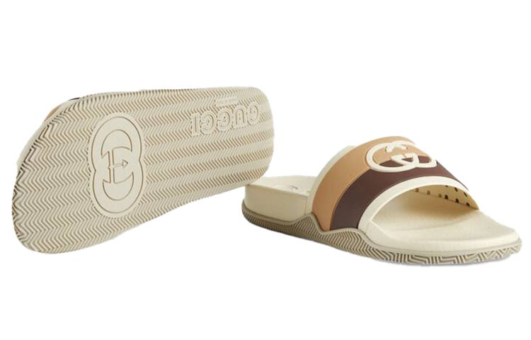 Gucci Slide 'Interlocking G - Beige' 655265-JFA00-8818 - Image 5