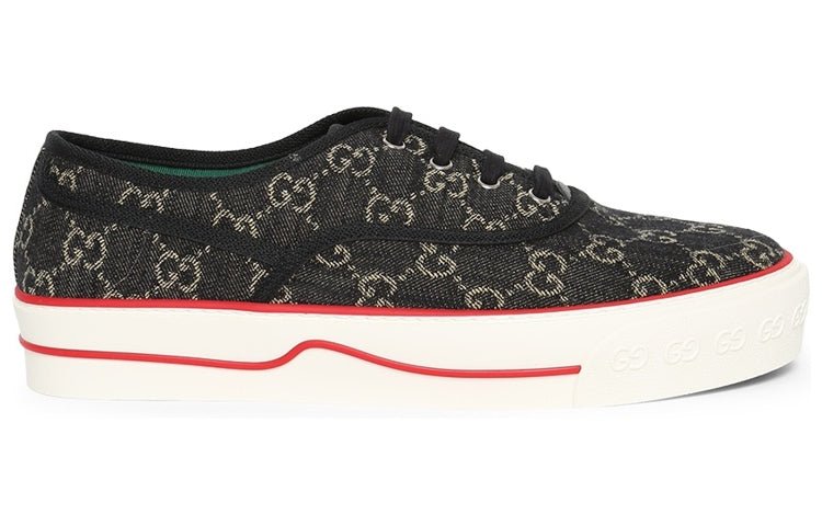 Gucci Tennis 1977 Low 'GG Logo - Black Denim' 655699-UN340-1292 - Image 2