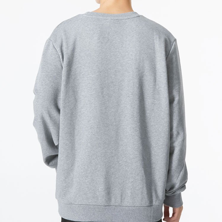 PUMA ESS Logo Crew Sweater 'Grey' 656933-33 - Image 3