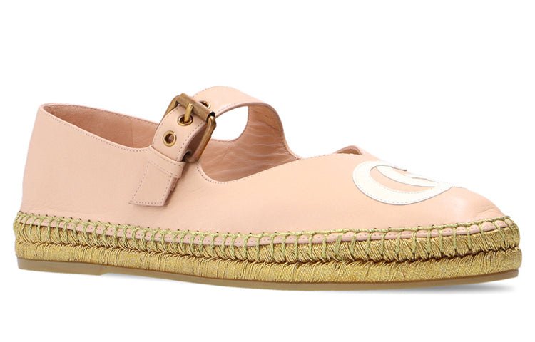 (WMNS) Gucci Leather Espadrilles 'Pink' 659683-C9DS0-6763 - Image 2