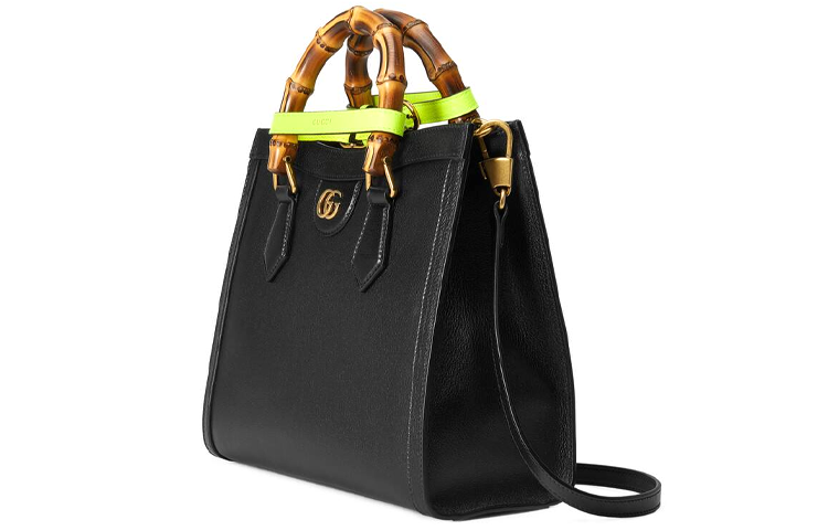 (WMNS) Gucci Leather Diana Bamboo Knot Single-Shoulder Bag Small Black 660195-17QDT-1175 - Image 2