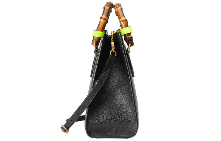 (WMNS) Gucci Leather Diana Bamboo Knot Single-Shoulder Bag Small Black 660195-17QDT-1175 - Image 4