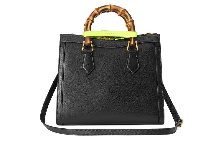 (WMNS) Gucci Leather Diana Bamboo Knot Single-Shoulder Bag Small Black 660195-17QDT-1175 - Image 5
