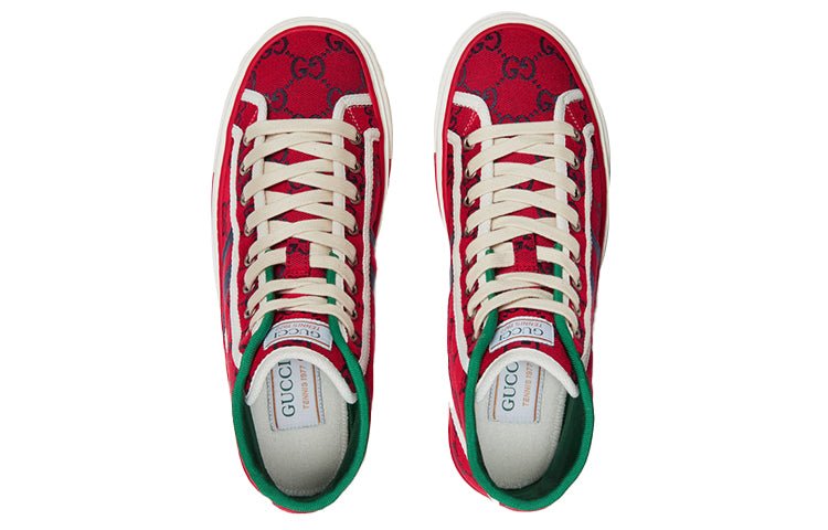 Gucci Tennis 1977 High Top Sneakers 'Red' 661389-2UZL0-6497 - Image 3