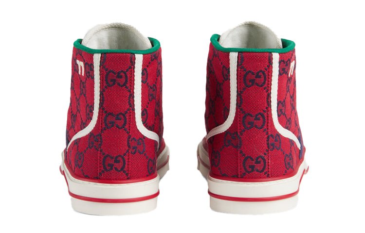 Gucci Tennis 1977 High Top Sneakers 'Red' 661389-2UZL0-6497 - Image 4