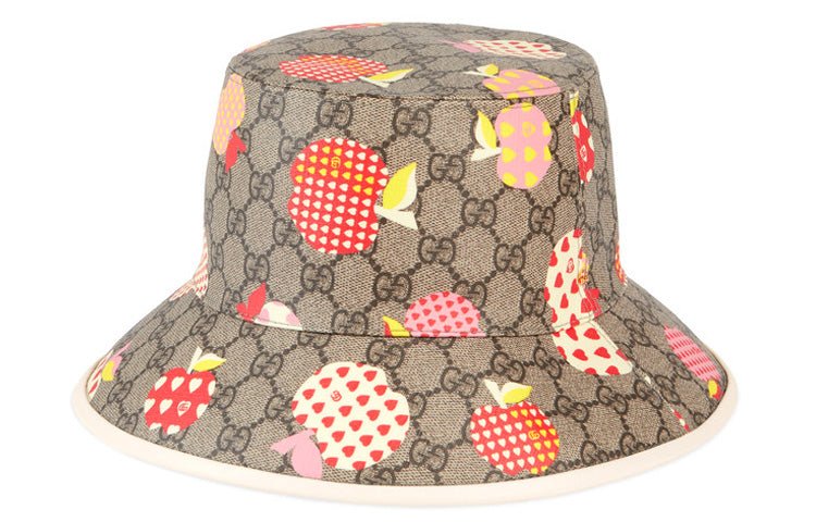 Gucci Les Pommes Bucket Hat 'Beige' 663388-3HAED-8477 - Image 2