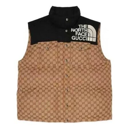 Gucci x The North Face GG Padded Vest 'Beige Ebony Black' 670910-Z8APZ-2184