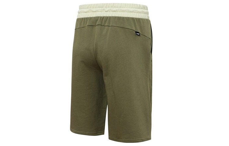 PUMA Power Colourblocked Shorts 'Green' 670939-32 - Image 2