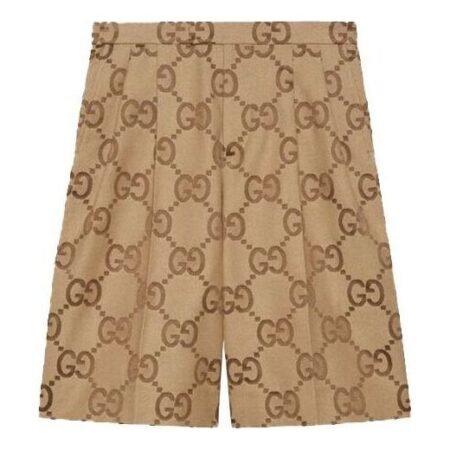 Gucci Jumbo GG Canvas Shorts 'Beige Ebony' 673181-ZAHT6-2580