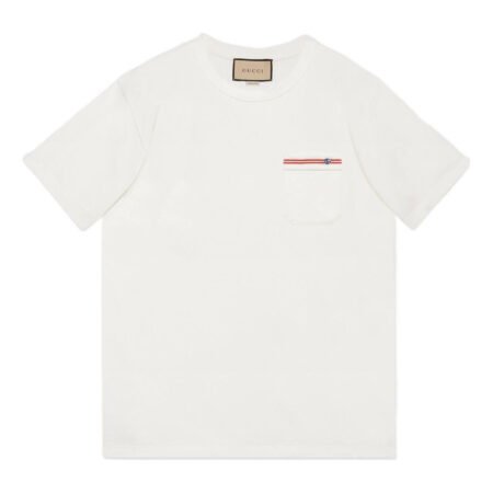 Gucci SS22 Cotton T-shirt with embroidery 'White' 673710-XJDVI-9088
