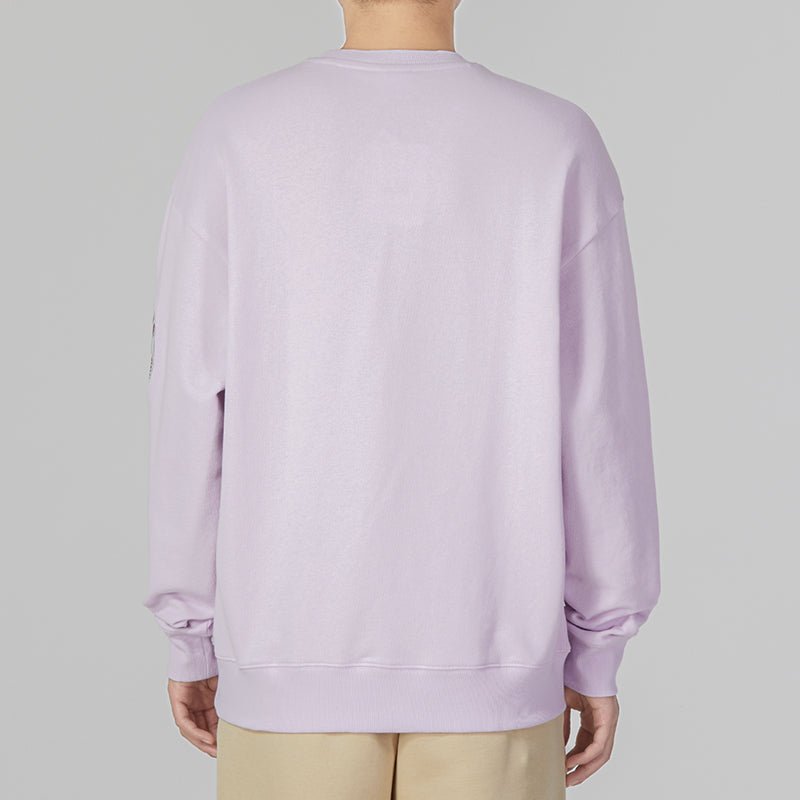 PUMA Team Badge Crew Sweater 'Purple' 677379-17 - Image 5