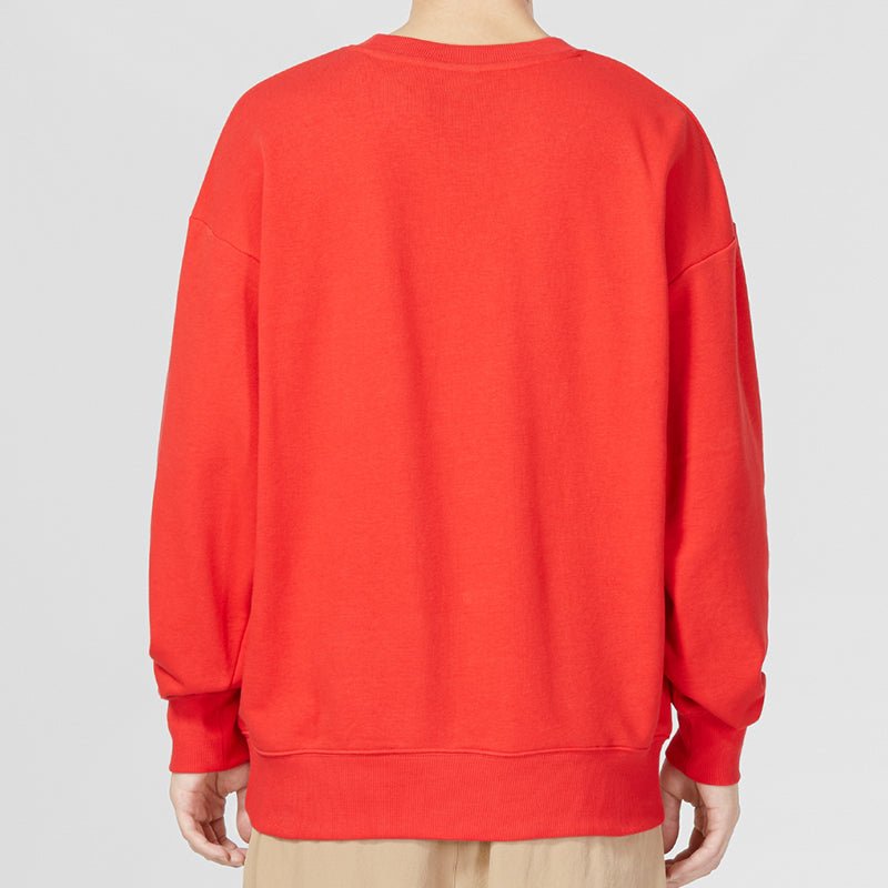PUMA Essentials CNY Graphic Logo Sweatshirt 'Red' 677414-11 - Image 4