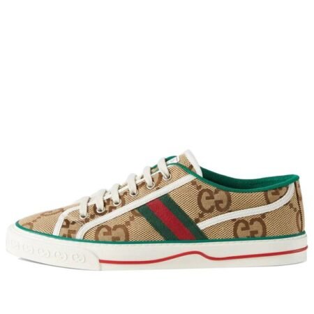 Gucci Tennis 1977 Shoes 'Beige Red Green' 677651-UKO70-2584