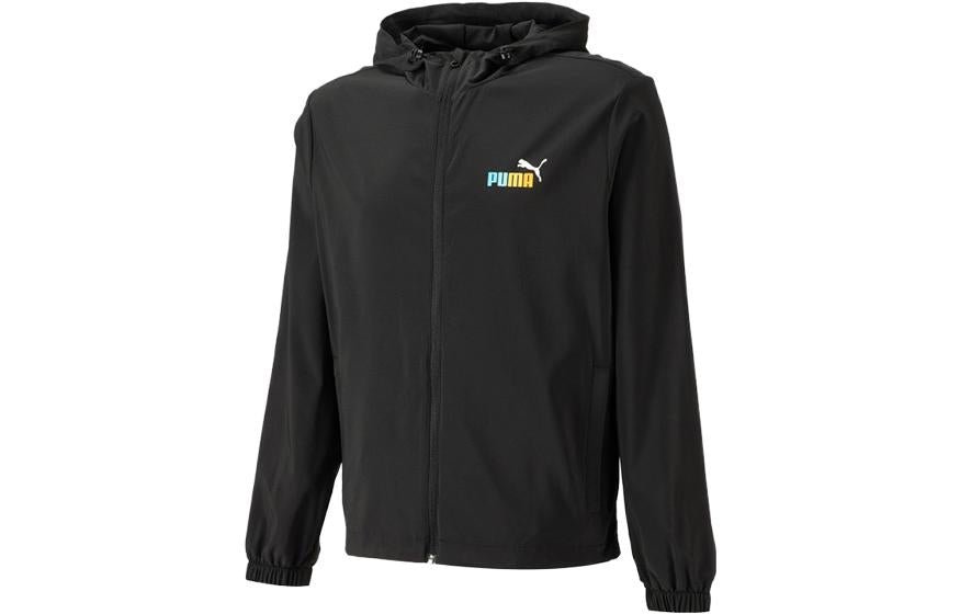 PUMA Full Sleeve Printed Hoodie 'Black' 678013-01 - Image 2