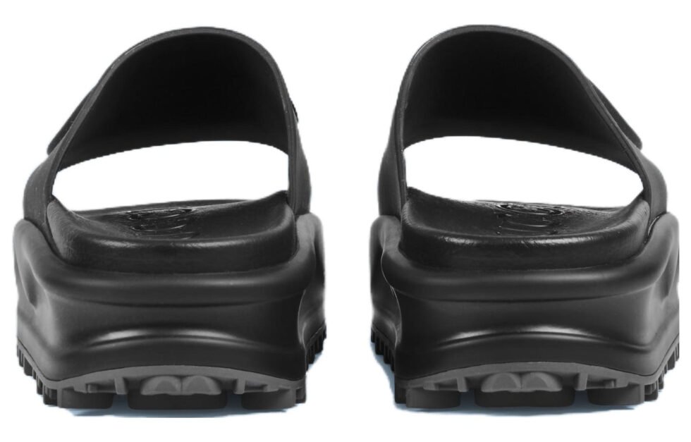 (WMNS) Gucci Interlocking G Slides 'Black' 692845-JF000-1000 - Image 4