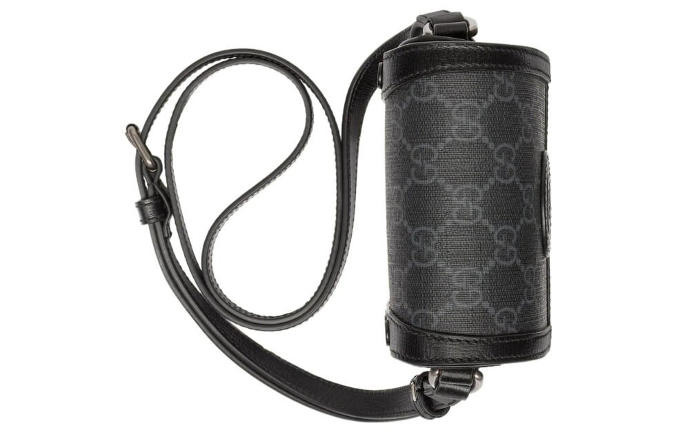 Gucci GG Supreme Mini Shoulder Bag 'Black' 699402-92TCF-1000 - Image 5