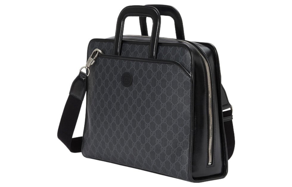 Gucci Briefcase With Interlocking G 'Black' 700531-92THF-1000 - Image 2
