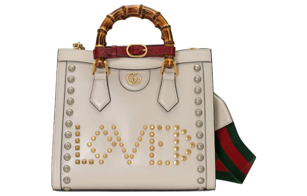 (WMNS) Gucci Lovelight Diana Small Tote Bag 'White' 702721-AAA30-9046 - Image 4