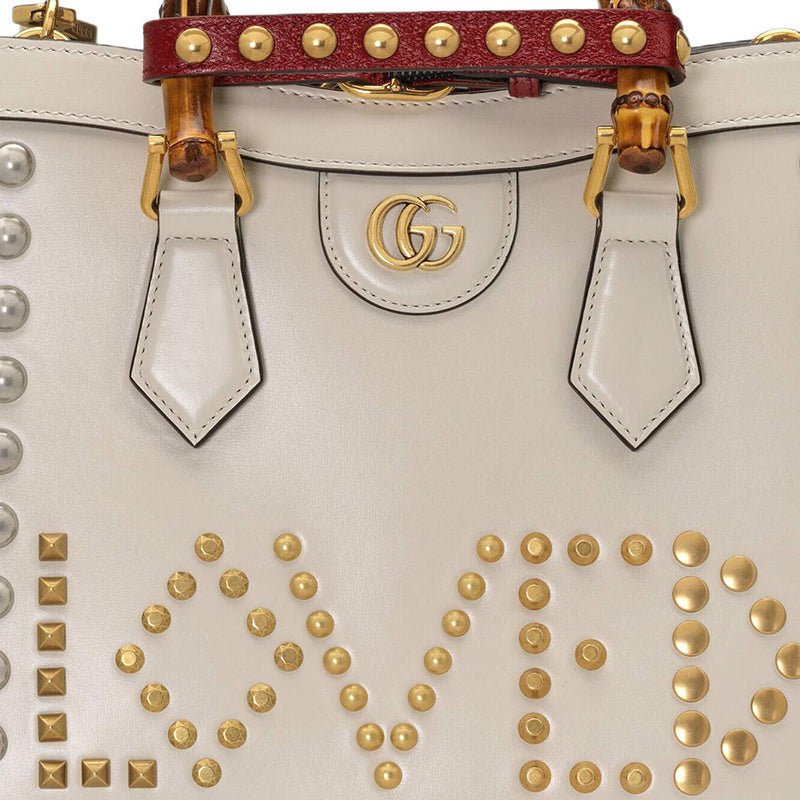 (WMNS) Gucci Lovelight Diana Small Tote Bag 'White' 702721-AAA30-9046 - Image 9