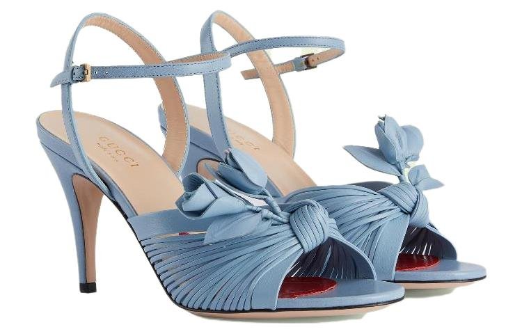 (WMNS) Gucci Lovelight Sandal With Flower 'Light Blue' 707742-C9D00-4914 - Image 3
