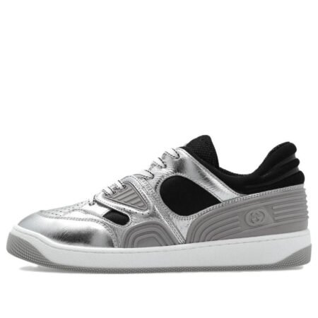 (WMNS) Gucci Basket 'Silver Black White' 725905-AABB8-8142