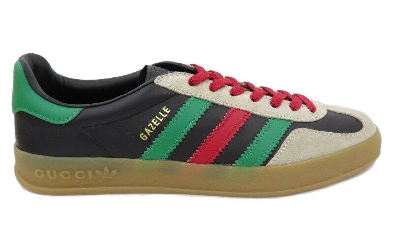 (WMNS) adidas x Gucci Gazelle 'Black Green Red' 726488-AAA43-9549 - Image 2