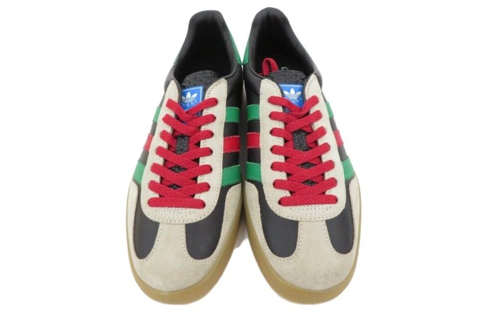 (WMNS) adidas x Gucci Gazelle 'Black Green Red' 726488-AAA43-9549 - Image 4