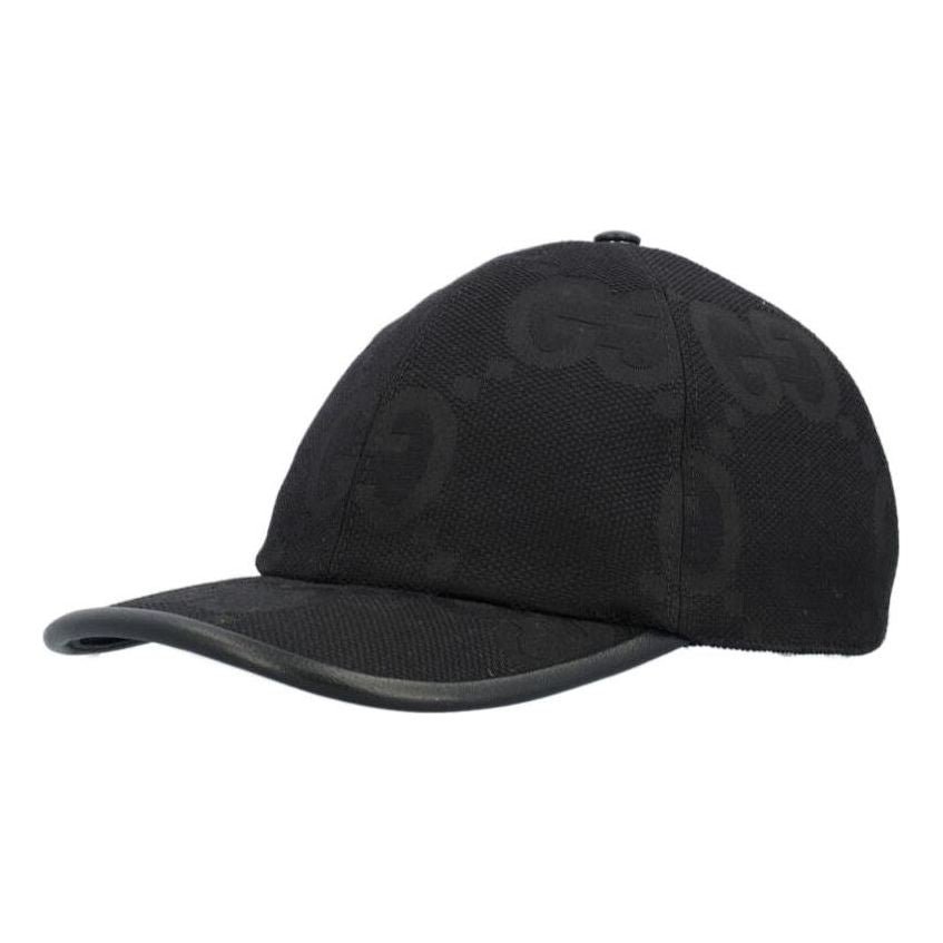 (WMNS) Gucci Jumbo GG Baseball Hat 'Black' 7275624HAVS1060