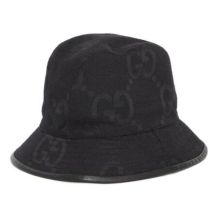 Gucci Jumbo GG Bucket Hat 'Black' 7275634HAVS1060