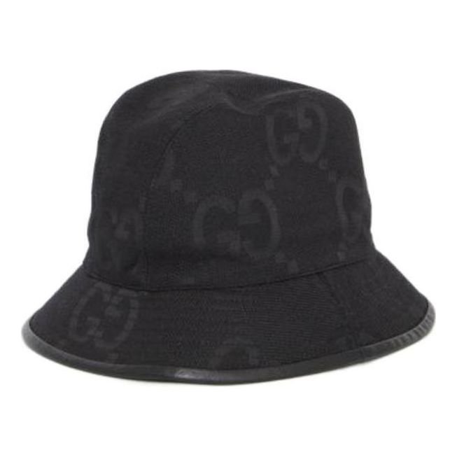 Gucci Jumbo GG Bucket Hat 'Black' 7275634HAVS1060