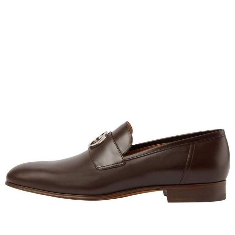 Gucci Interlocking G Loafer 'Dark Brown Leather' 730134-06F00-2140