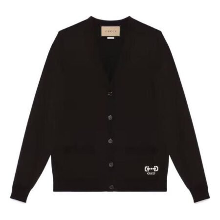 (WMNS) Gucci Extra Fine Wool Cardigan 'Black' 731059-XKCZ3-1043